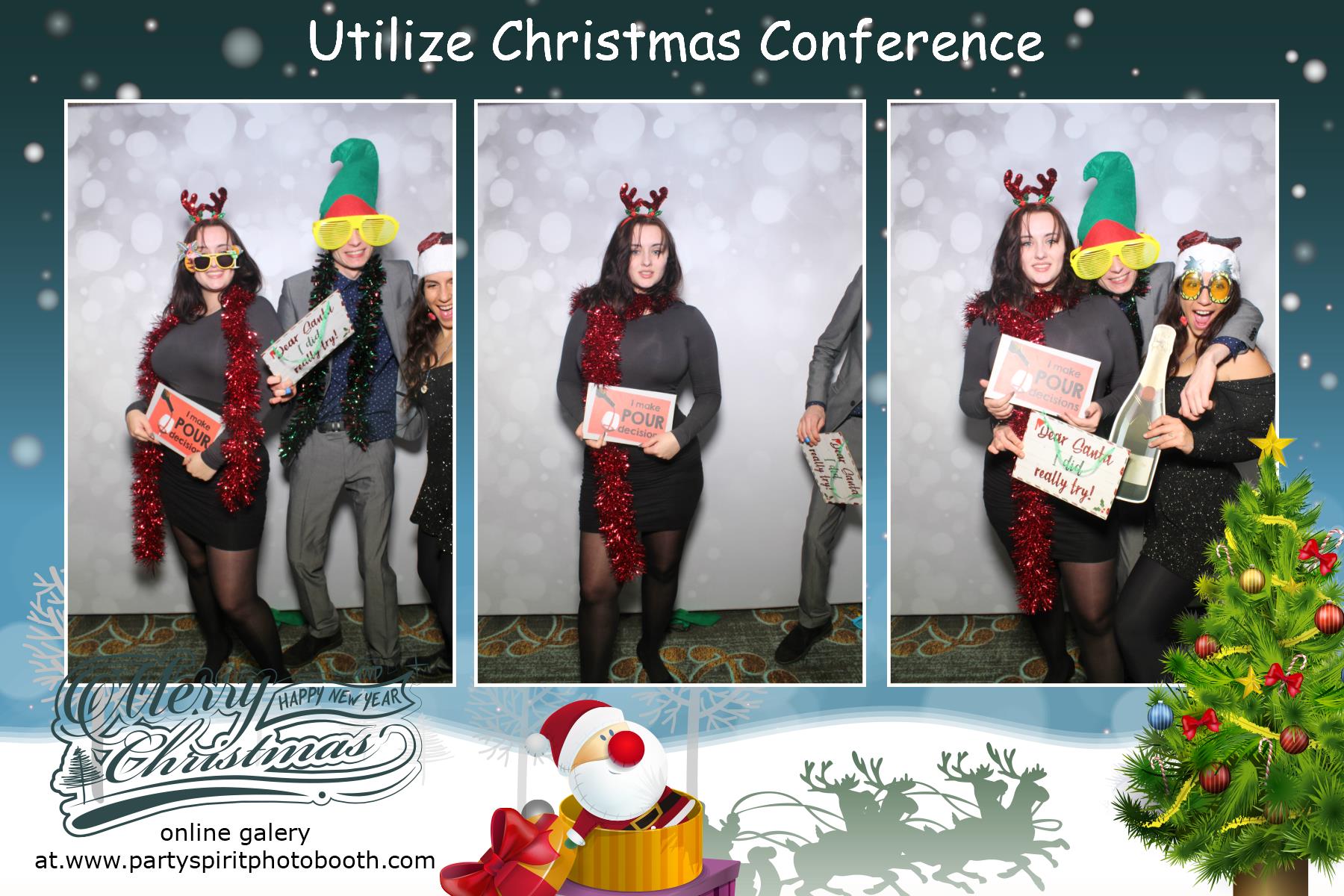 Utilize Christmas Conference | View more photos from the event at gallery.partyspiritphotobooth.com/u/PartySpiritPhotoBooth/Utilize-Christmas-Conference